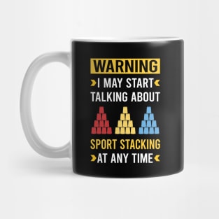 Warning Sport Stacking Cup Stacking Speed Stacking Mug